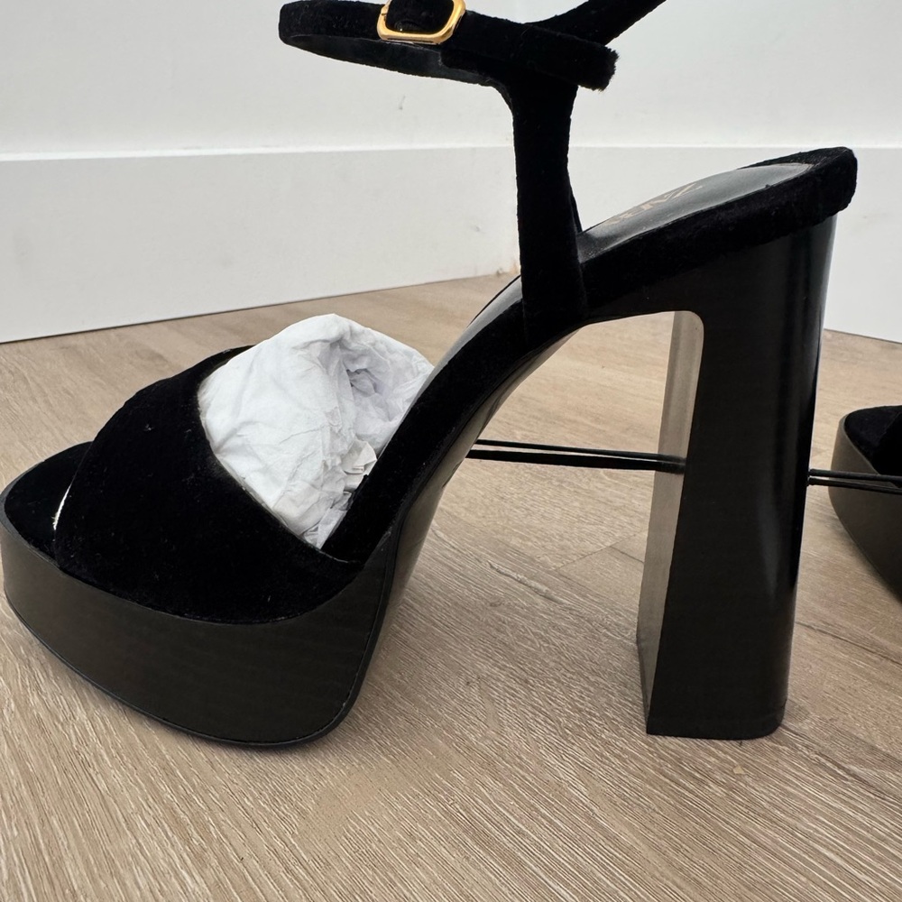Elegant Black Platform Heels